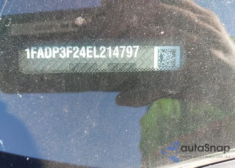 2014 Ford Focus Se from USA, damaged, VIN 1FADP3F24EL214797